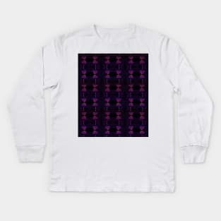 Magic mushrooms art Kids Long Sleeve T-Shirt